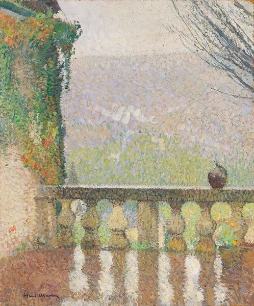 Angle nord-ouest de la terrasse de Marquayrol Henri MARTIN