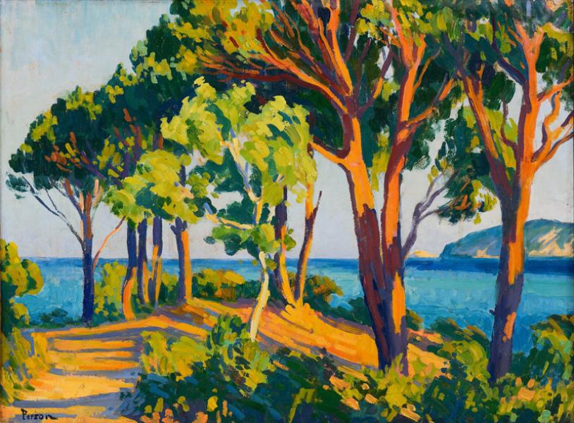 Paysage près de Saint-Tropez Henri PERSON