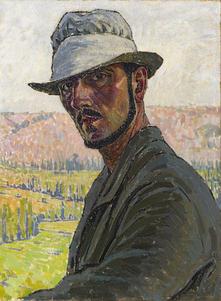 Autoportrait au chapeau à Marquayrol Jacques MARTIN FERRIERES