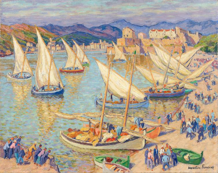 Collioure, un retour de pêche au soleil Jacques MARTIN FERRIERES