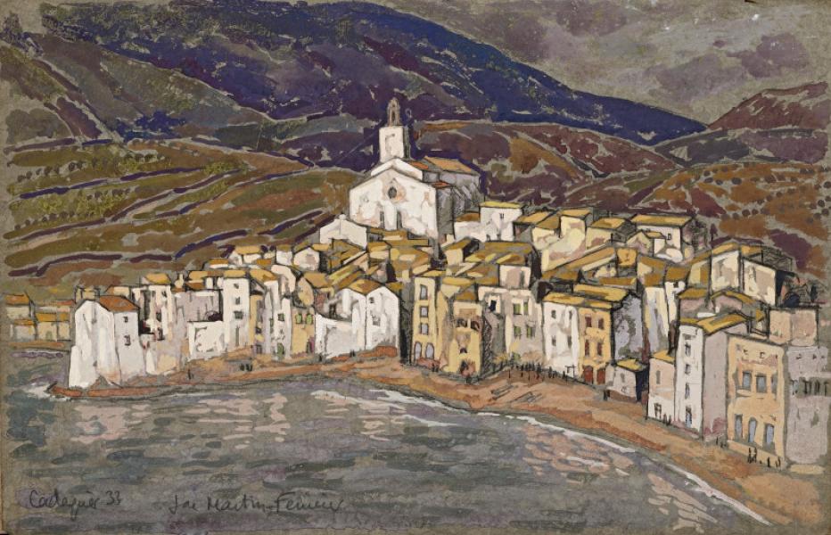 Espagne, Cadaquès, 1933 Jacques MARTIN FERRIERES