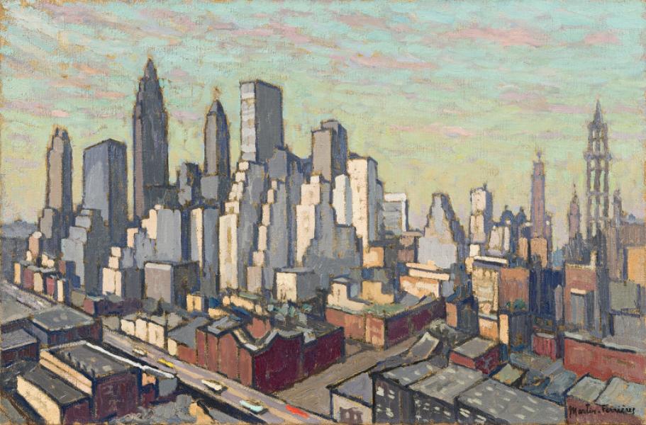 New-York, Manhattan, 1967 Jacques MARTIN FERRIERES