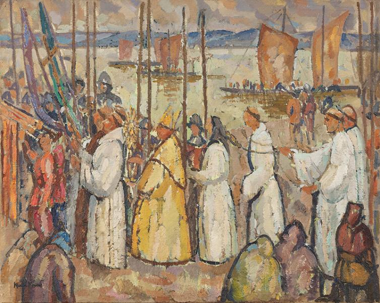 Procession religieuse Jacques MARTIN FERRIERES