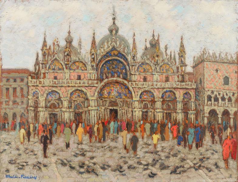 Venise, la façade de Saint-Marc, 1959 Jacques MARTIN FERRIERES