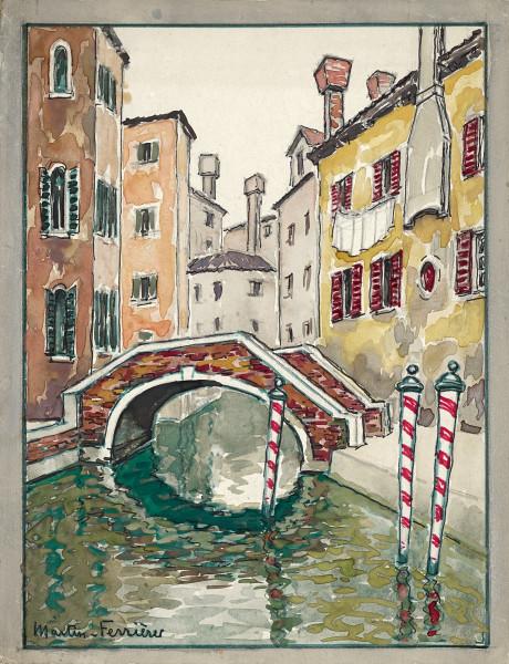 Venise, petit pont Jacques MARTIN FERRIERES