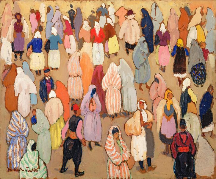 Yougoslavie, foule à Mostar, 1938 Jacques MARTIN FERRIERES
