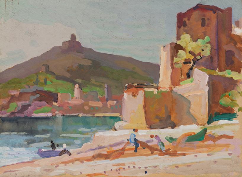L'entrée du port de Collioure