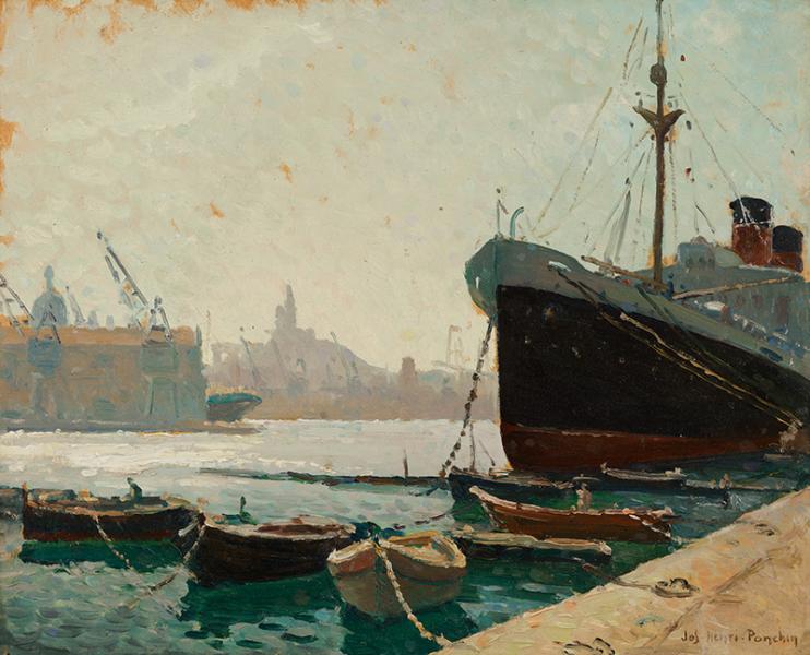 Le port de Marseille Jos Henri PONCHIN