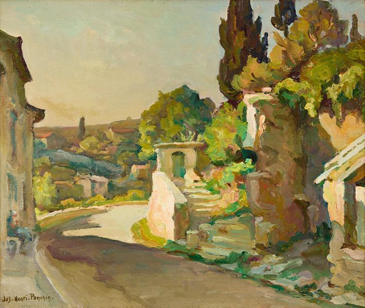 Rue de village Jos Henri PONCHIN