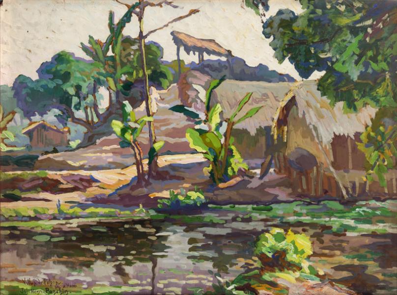 Village du papier, près d'Hanoï Jos Henri PONCHIN
