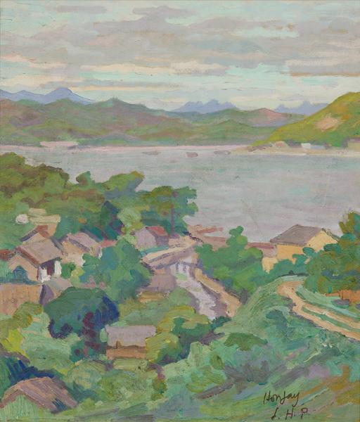 Vue de Hongay, Indochine Jos Henri PONCHIN