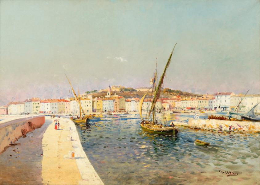 Dans le port de Saint Tropez Louis NATTERO