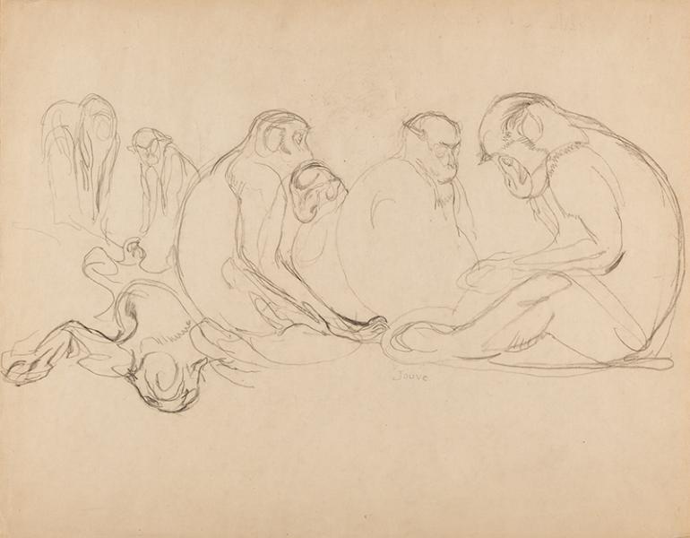 Singes, c. 1928 Paul JOUVE