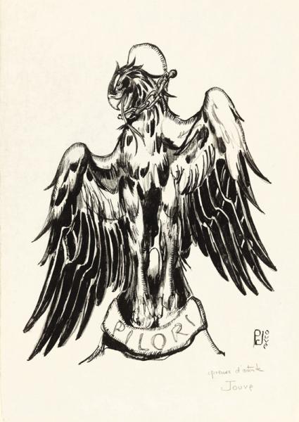 Aigle au pilori, c. 1919 Paul JOUVE