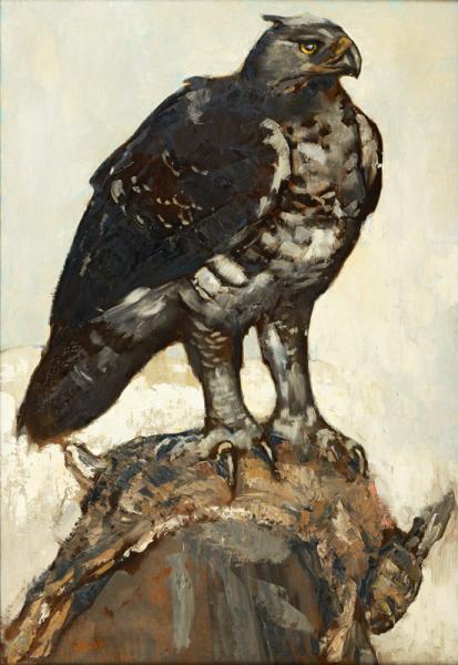 Aigle et lièvre, c.1925 Paul JOUVE