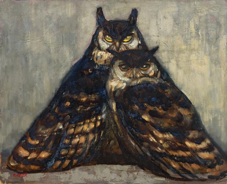 Couple de Grands Ducs, c. 1927 Paul JOUVE