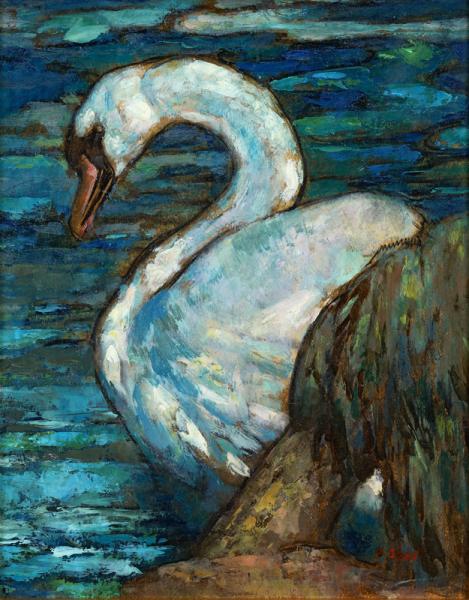 Cygne, c.1922 Paul JOUVE