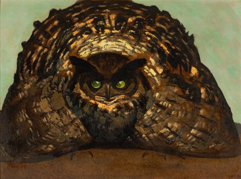 Grand Duc ébouriffé, c. 1928 Paul JOUVE