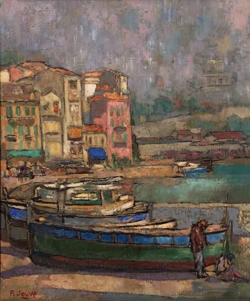 Le port de Villefranche, 1955 Paul JOUVE