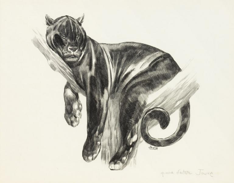Panthère branchée, c. 1938 Paul JOUVE