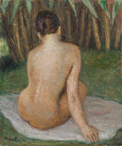 Nu de dos Pierre DEVAL