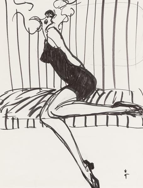 Sacrée pose René GRUAU