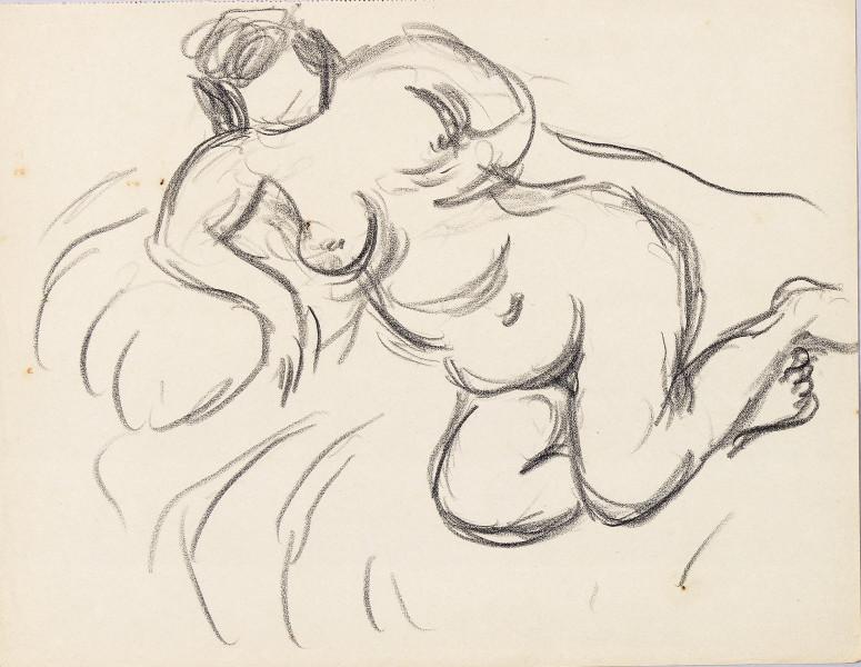 Femme nue, hippopodame René SEYSSAUD