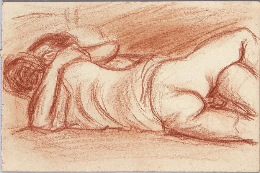 Scène érotique, l'étreinte René SEYSSAUD