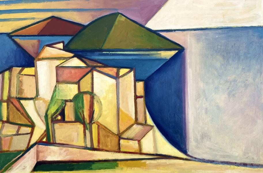 Bormes et les îles, vue des hauteurs Georges-Henri PESCADERE