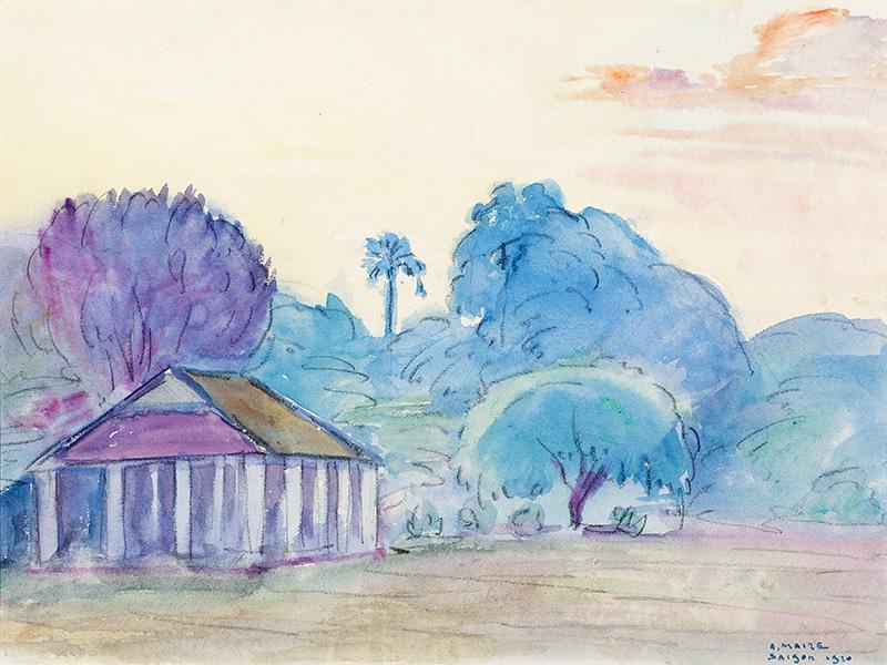 Indochine, Saïgon, A la lisière de la forêt (2), 1920 André MAIRE