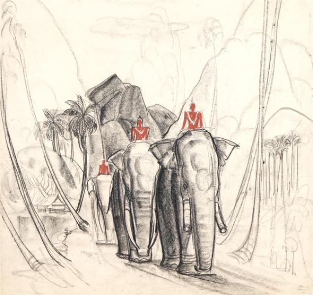 Cambodge, à dos d'éléphants André MAIRE