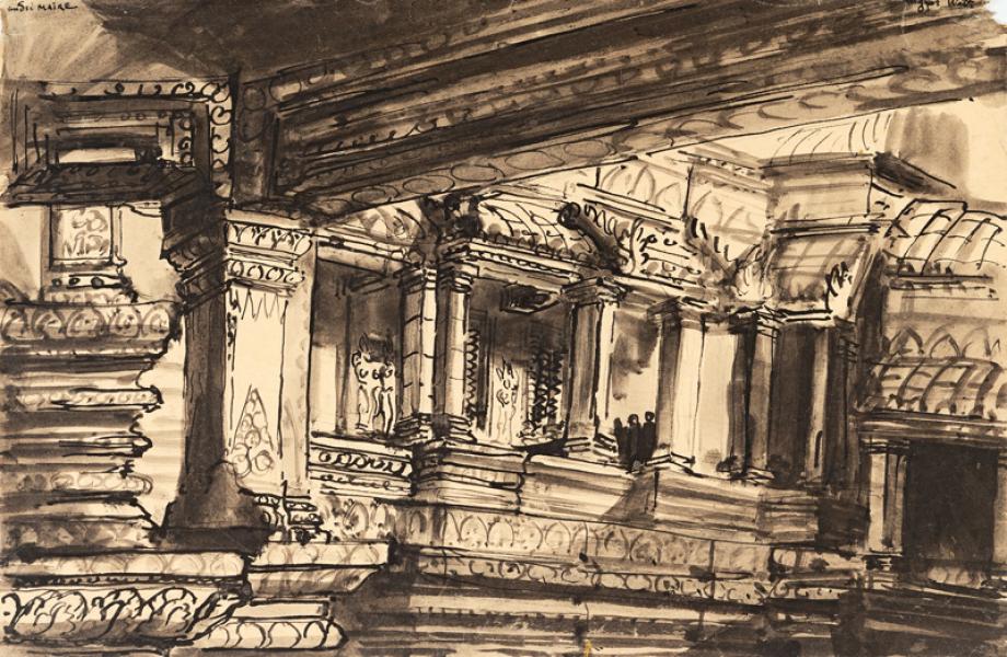 Indochine, Angkor Vat, circa 1920 André MAIRE