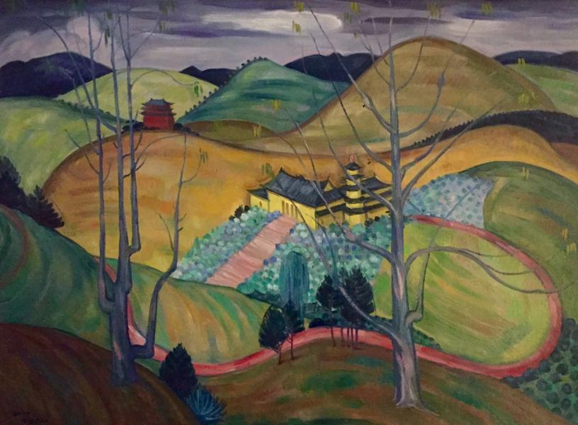 La pagode de Dalat, circa 1950. André MAIRE