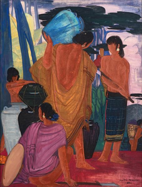 Vietnam, Femmes des hauts plateaux, Dalat, 1950 André MAIRE