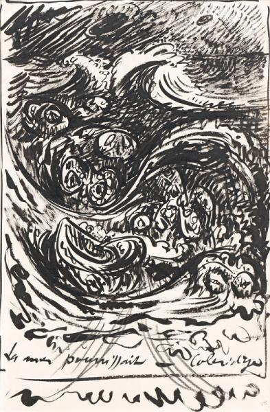 La mer pourrissait , Coleridge, 1947