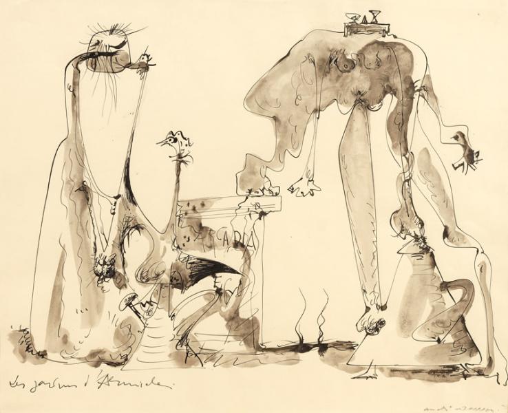 LES JARDINS D’ARMIDE, 1942-43 André MASSON