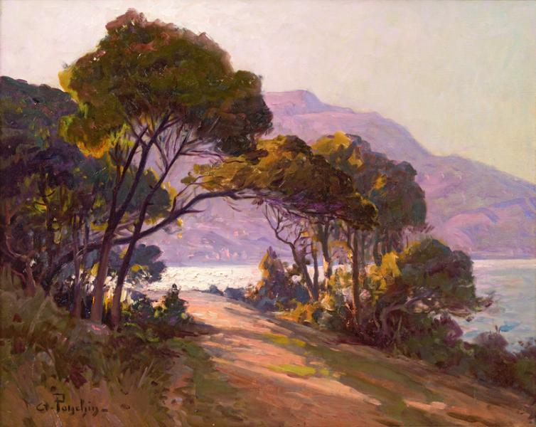 Chemin dans la pinède, bord de mer Antoine PONCHIN