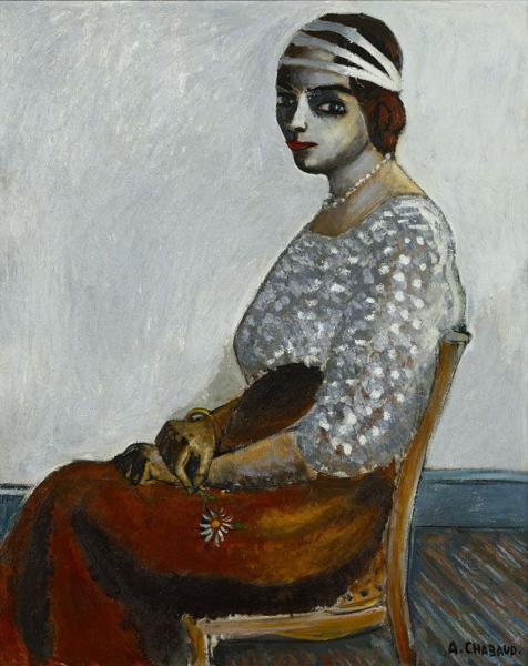 La femme aux trois rubans (Martita), vers 1912. Auguste CHABAUD
