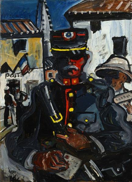 Le facteur, vers 1925. Auguste CHABAUD