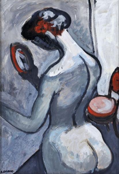 Nu au miroir, 1907. Auguste CHABAUD