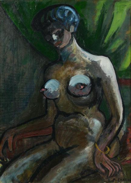 Nu vert, 1912. Auguste CHABAUD