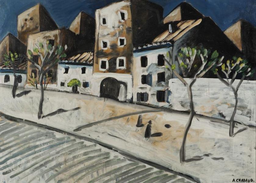 Rue de village, 1911. Auguste CHABAUD