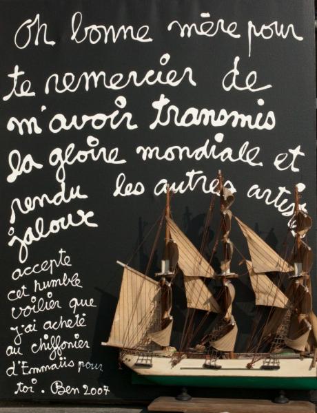 Ex-voto à Notre-Dame-de-la-Garde BEN VAUTIER