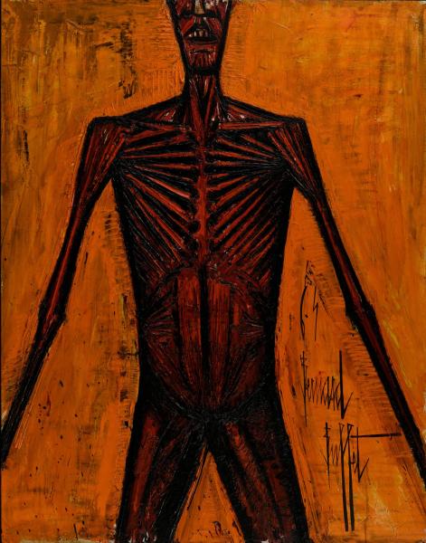 Écorché de face, 1964 Bernard BUFFET