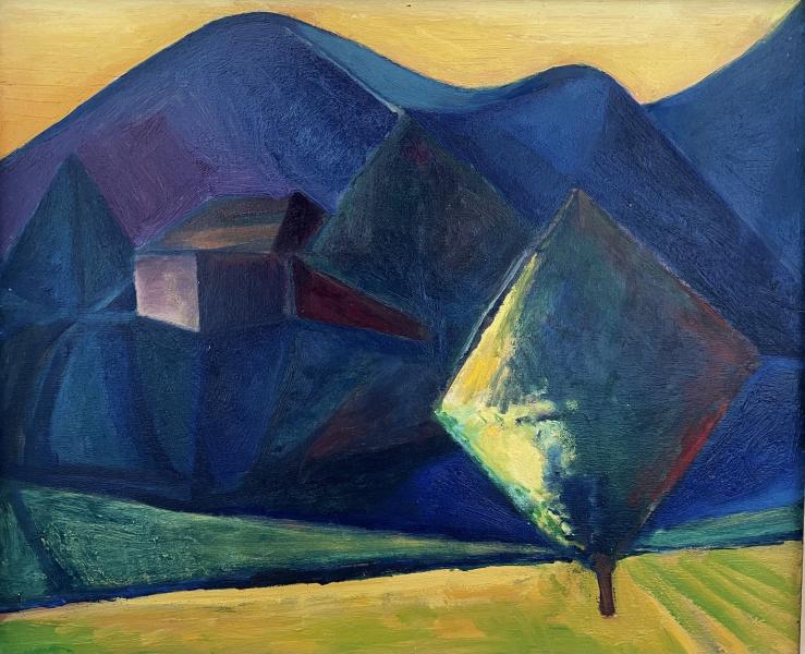 Paysage crépuscule, 1979-1986 Georges-Henri PESCADERE