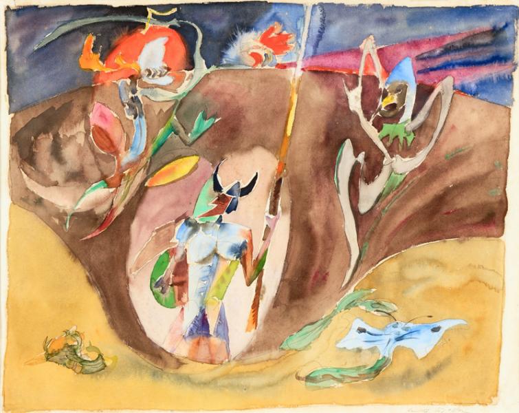 DON QUICHOTTE ET LES ENCHANTEURS, 1935 André MASSON