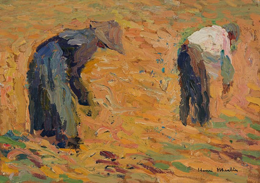 Lieurs de gerbe, circa 1920 Henri MARTIN