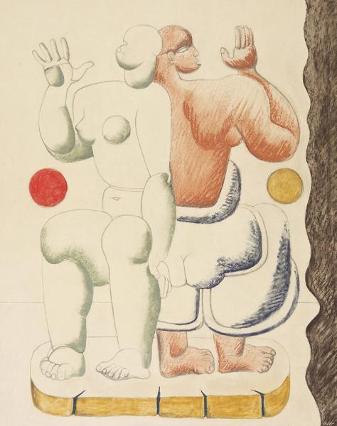 Composition de deux femmes, vers 1927-28 - LE CORBUSIER