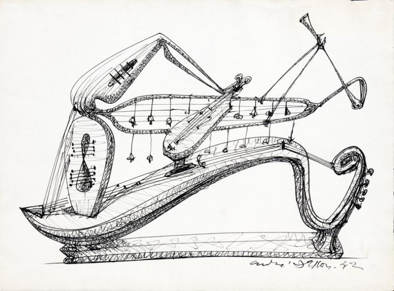 INSTRUMENTS, 1942 André MASSON