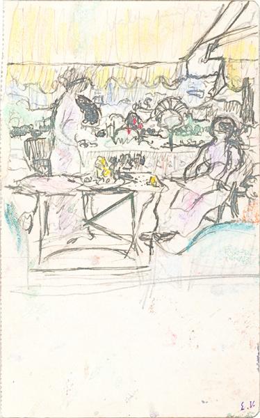 Etude pour la décoration Bois-Lurette, 1913 Edouard VUILLARD